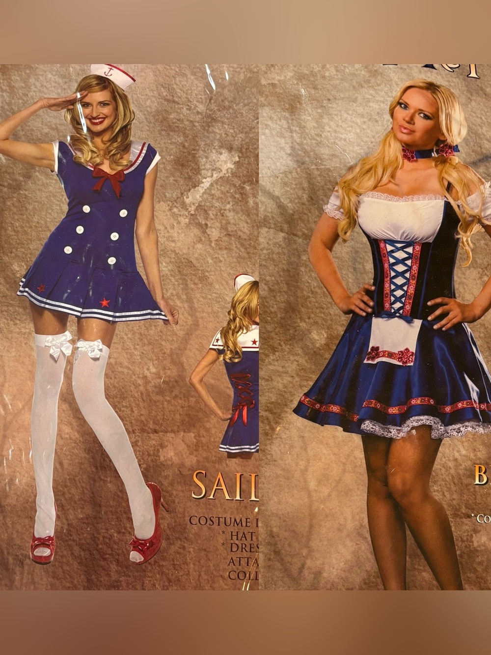 Lot of 2 Ladies XS Halloween Costumes